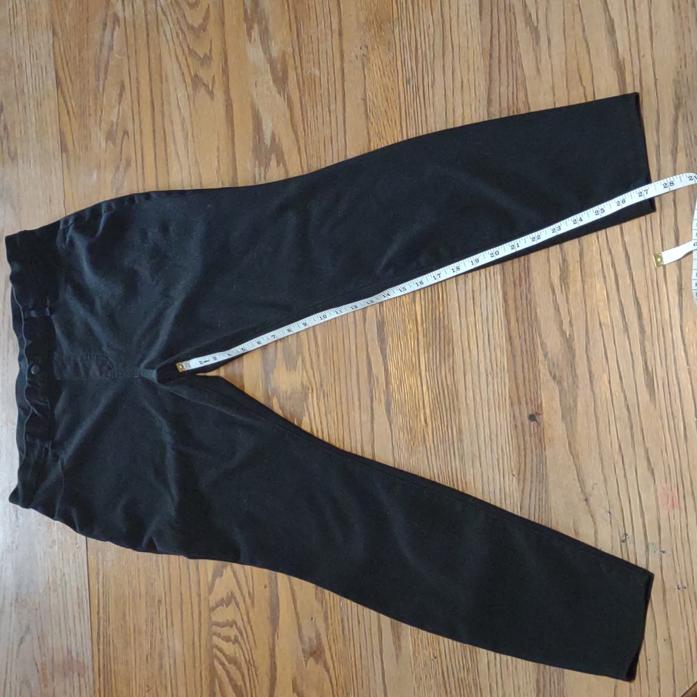 Black jeggings. Ankle length. XL 16-18